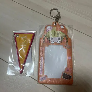 girls2 츠루야 미사키 페넌트 키링 키티 트레이딩 카드 홀더
