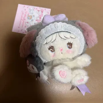 산리오 쿠로미 mikko 콜라보 마스코트 홀더 마스코트 봉제 인형