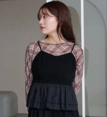 Kastane 스웨이드 페플럼 뷔스티에 택 없음