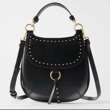 ZARA 스터드 숄더백