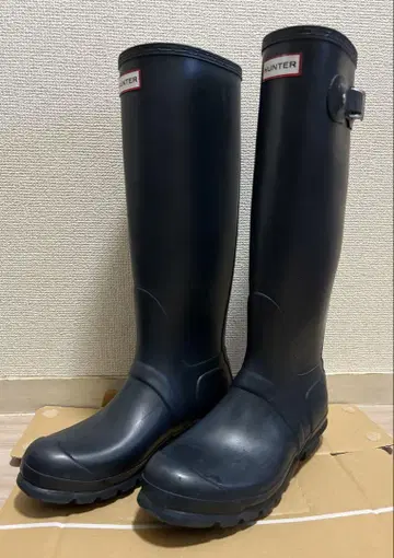 [ 중고 새상품급 ] HUNTER 레인부츠 장화