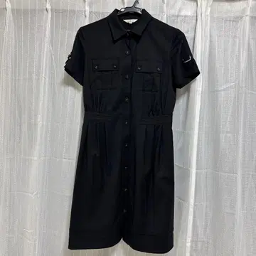 쿠미쿄쿠 블랙 셔츠 원피스