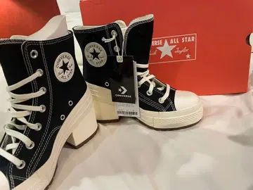 한국 모델 CONVERSE ALL STAR 블랙 하이힐