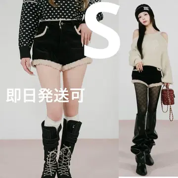 Darich 포인트 보아 코듀로이 숏팬츠
