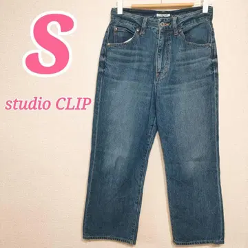스튜디오 클립 스트레이트 데님 S 내추럴