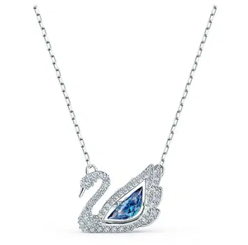Swarovski 백조 모티브 목걸이 박스 포함