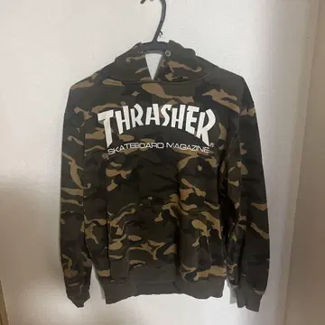 THRASHER 카모플라쥬 후드티