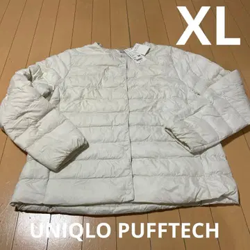 미사용 새상품 유니클로 UNIQLO 퍼프 테크 컴팩트 자켓 여성용 XL