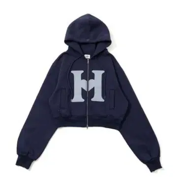 HTH 로고 지퍼 후드티