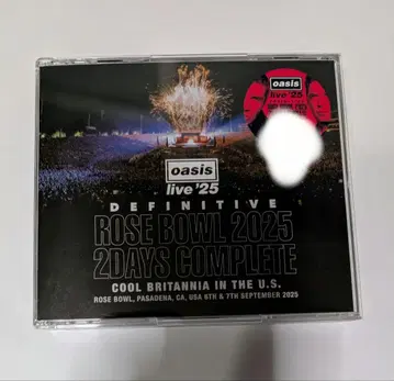 oasis live '25 Definitive Rose Bowl 2025
