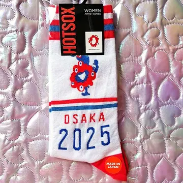 EXPO2025 오사카 간사이 박람회 먁먁 거꾸로 서기 라인 삭스 양말