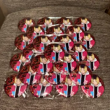 하이큐 애니메이션 데크 홀로그램 캔뱃지 종이비행기 코즈메 켄마 30개