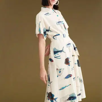 Fish picture book dress