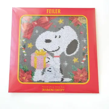 FEILER 스누피 손수건 크리스마스 홀리데이 기프트 미사용 새상품