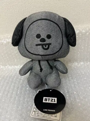 BT21 CHIMMY 데님 봉제 인형 택 포함