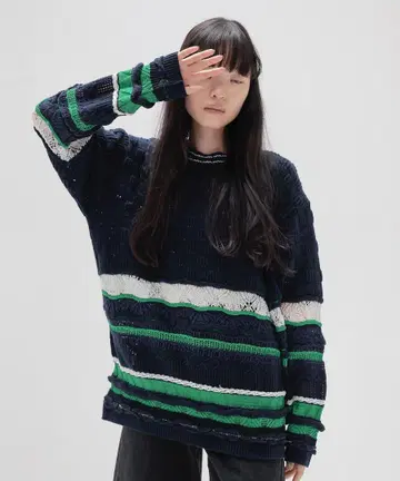 드레스레이브 ODAKHA 콜라보 20th crazy knit pull