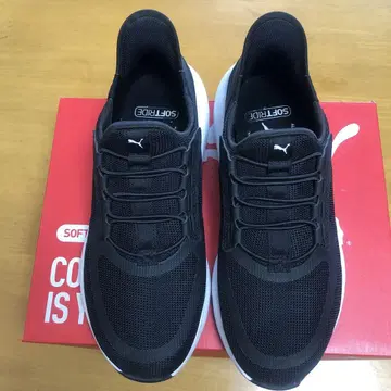 [ 새상품급 ] 푸마 소프트라이드 24.0cm 블랙&화이트