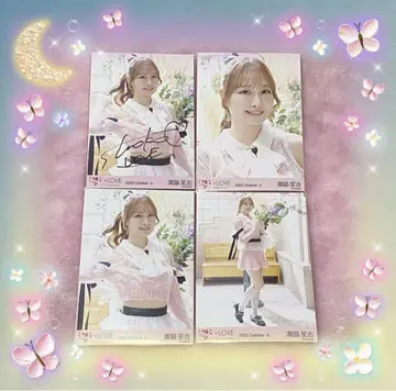 타키와키 쇼코 친필 브로마이드 4장 세트