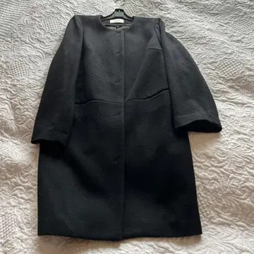 Yangany 블랙 롱 코트 일본제