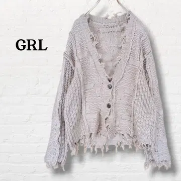 그레일 GRL 니트 가디건 [ F ] 그레이