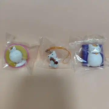 나츠메 우인장 냥코 선생님 가챠가챠 3종 세트