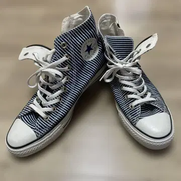 [ CONVERSE ] 스트라이프 사이드 ZIP 하이컷 스니커즈