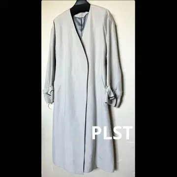 새상품급 PLST 노카라 코트