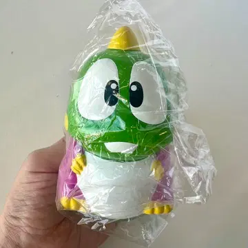 [ 미사용 ] 버블보블 버블룬 저금통 소프트 비닐 피규어 레트로