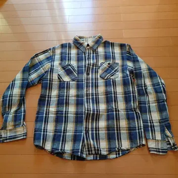 MWS 체크 무늬 플란넬 셔츠 L 사이즈