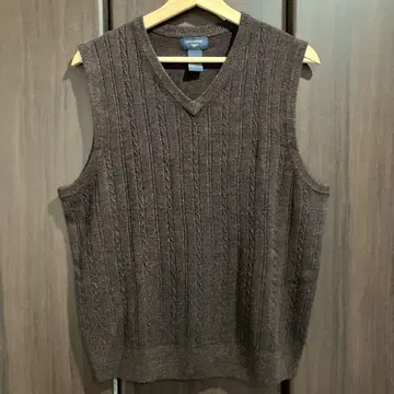 80s DOCKERS 아크릴 니트 베스트 V넥