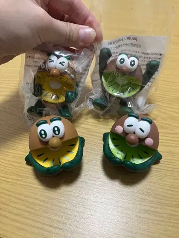 제스프리 키위 브라더스 피규어 4개