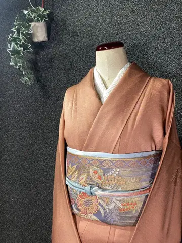 결혼식 등에! 부드러운 현대풍 사라사 후쿠로 오비