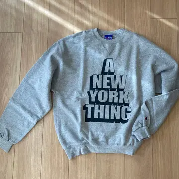 anything A NEW YORK THING 스웨트 셔츠 그레이