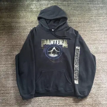 90's~ PANTERA 빈티지 후드티 블랙