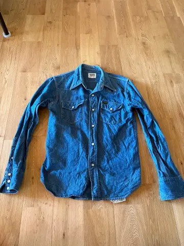 페로우즈 9온스 린넨 혼방 샴브레이 웨스턴 셔츠