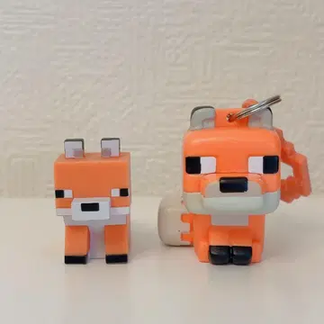 마인크래프트 Minecraft 피규어 키링 여우