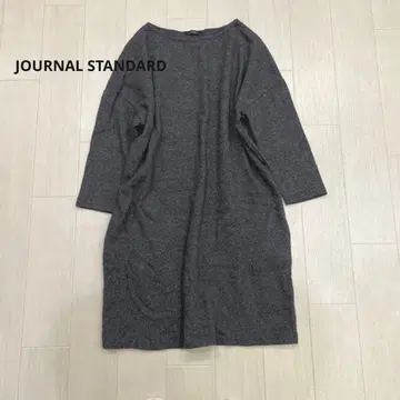 JOURNAL STANDARD 울 혼방 니트 원피스 포켓 부착