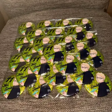 하이큐 애니메이션 카드 홀로그램 캔뱃지 종이비행기 츠키시마 케이 30개