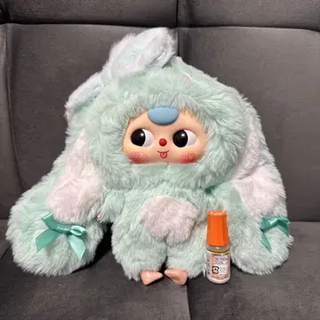 Baby three 민트 그린 봉제 인형