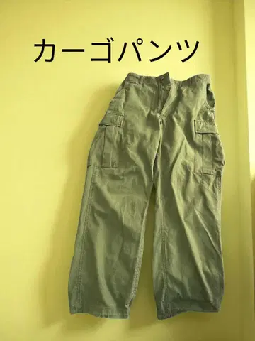 카고 팬츠 카키