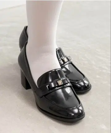 RANDA 미니 리본 힐업 로퍼