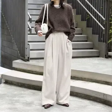 택 포함 새상품 JORNAL STANDARD 코듀로이 와이드 팬츠 38