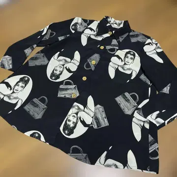 쇼와 레트로 블라우스