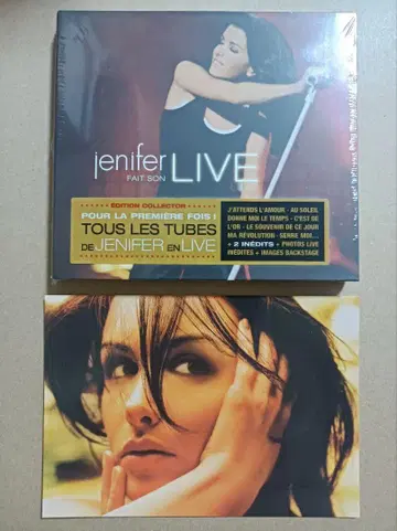 Jenifer 2CD fait son live 한정판 새상품 +엽서