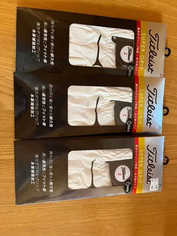 Titleist SUPER GRIP 골프 그로브 3개 세트