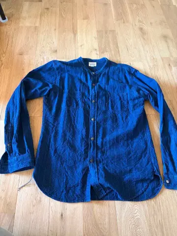 페로우즈 자카드 밴드 카라 셔츠