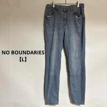 새상품급 NO BOUNDARIES [ L ] 라이트 블루 스키니 청바지