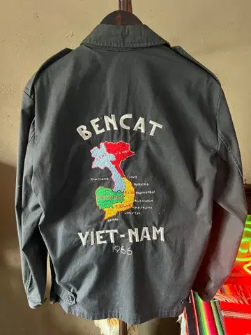 80년대 미군 실물 베트남 자켓 수베니어 자켓