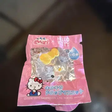 evian x Hello Kitty 키라키라 드롭 마스코트