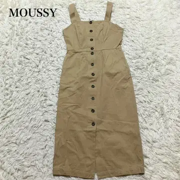 moussy 마우지 프론트 버튼 오버롤 스커트 올인원 돌려입기